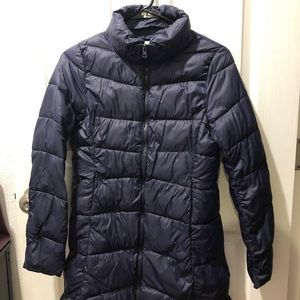Navy Puffer Jacket (F21) size S